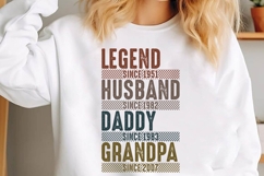 Personalized Legend Husband Daddy Grandpa Svg Product Image 2
