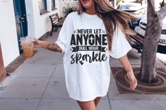 Never Let Anyone Dull Your Sparkle Svg, Religious Svg Product Image 2