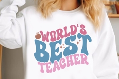 Retro Teacher SVG Bundle, Teacher Svg, Retro School Svg Product Image 6
