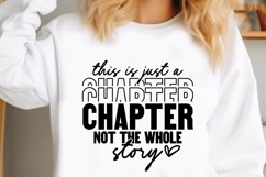 This is Just a Chapter Svg, Funny Sarcastic Svg Product Image 2
