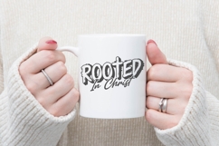 Rooted In Christ Svg, Religious Svg, Jesus God Svg Product Image 2