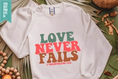 Love Never Fails Svg, Religious Svg, Jesus God Svg Product Image 1