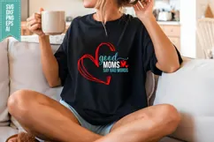 Good Moms Say Bad Words Svg, Funny Sarcastic Svg Product Image 3