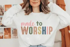 Made to worship Svg, Christian Svg, Jesus Svg Product Image 1