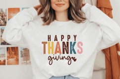 Happy Thanksgiving Svg, Thanksgiving Svg, Autumn Svg Product Image 1