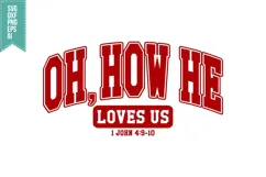 Oh How He Loves Us Svg, Religious Svg, God Svg Design Product Image 2