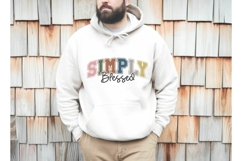 Simply Blessed Svg, God Svg, Bible Svg Product Image 2
