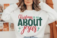 Christmas is All About Jesus Svg, Christian Svg Product Image 2