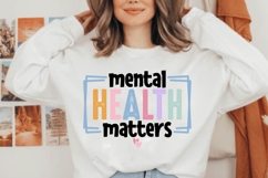 Mental Health Matters Svg, Motivational Svg, Self Love Product Image 1