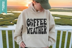 Coffee Weather Svg, Trendy Coffee Svg Product Image 2