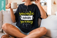 Sarcastic Awkward Sweary Svg, Funny Sarcastic Svg Product Image 3