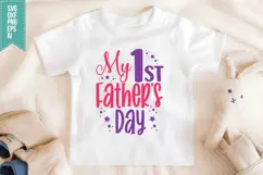 My 1st Father's Day Svg, Father's Day Svg Designs Product Image 1