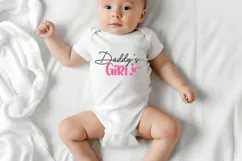 Daddy's Girl Svg, Funny Baby Svg Product Image 1
