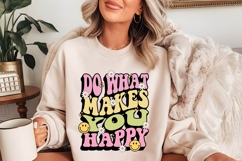 Do What Makes You Happy Svg, Motivation Svg Product Image 2