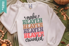 make heaven crowded Svg, Religious Svg, Jesus God Svg Product Image 1
