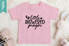 little answered prayer Svg, Funny Baby Svg Product Image 1