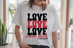 Love Never Fails Svg, God Svg, Bible Svg Product Image 1