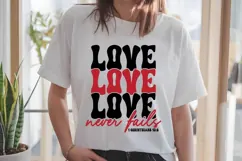 Love Never Fails Svg, God Svg, Bible Svg Product Image 1
