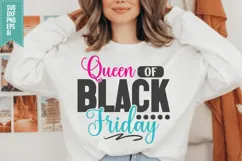Queen Of Black Friday Svg, Black Friday Shirt Svg Product Image 2