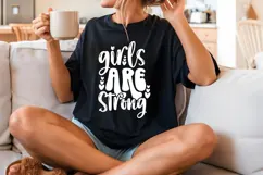 Girls are Strong Svg, Inspirational Svg Product Image 1
