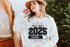 New Year Loading 2025 Svg, Happy New Year Svg Product Image 2