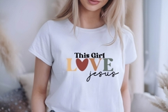 This Girl Loves Jesus Svg, Christian Svg Product Image 2