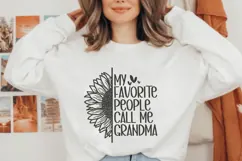 My favorite people call me Grandma Svg, Mother's Day Svg Product Image 3