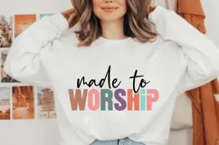Made to Worship Svg, Bible Quotes Christian Svg Product Image 1