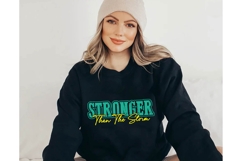 Stronger Than the Storm Svg, Motivation Svg Product Image 3