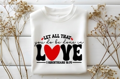 Let all that you do be done in love Svg, Love Svg, Bible Svg Product Image 1