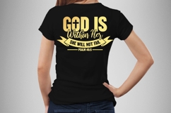 God Is Within Her She Will Not Fail Svg, Christian Svg Product Image 2