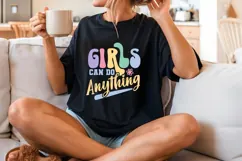 Girls Can Do Anything Svg, Inspirational Svg Product Image 2