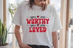 You are Worthy you are Loved Svg Product Image 2