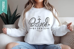 Saved by Grace Svg, Religious Svg, Jesus God Svg Product Image 3