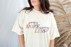 Pray More Worry Less Svg, God Svg, Religious Svg Product Image 2
