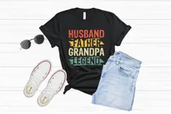 husband father grandpa legend Svg, Father's Day Svg Product Image 3