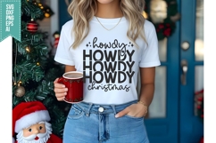 Howdy Christmas Svg, Christmas Svg, Xmas Svg Product Image 1