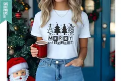 Merry and Bright Svg, Christmas Svg, Xmas Svg Product Image 1