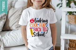 Looking Cool for Back to School Svg, Book Lover Svg Product Image 3