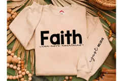 Faith can Move Mountains Svg, God Svg, Bible Svg Product Image 2
