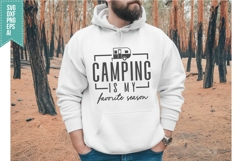 Camping Is My Favorite Season Svg, Camping Vibes Svg Designs Product Image 2