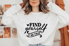 find yourself &amp; be that Svg, Motivation Svg Product Image 2