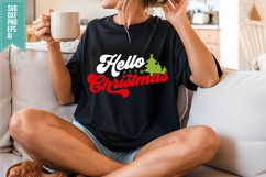 Hello Christmas Svg, Xmas svg, Santa Svg Product Image 3