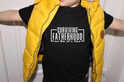 Surviving Fatherhood one beer at a time Svg, Dad Shirt Svg Product Image 1