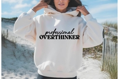 professional overthinker Svg, Inspirational Svg Product Image 2