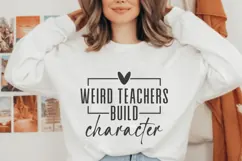 Weird Teachers Build Character Svg, Teacher Svg Product Image 2
