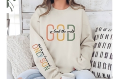 God So Loved the World Svg, God Svg, Bible Svg Product Image 1