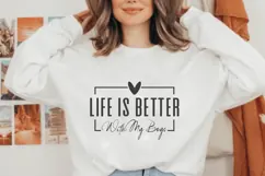 Life Is Better with My Boys Svg, Mother's Day Svg Product Image 2