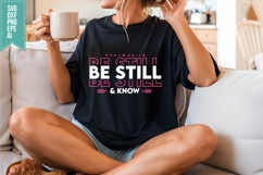 Be Still &amp; Know Svg, Religious Svg, Jesus God Svg Product Image 3