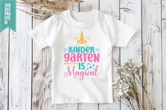 Kindergarten Is Magical Svg, Unicorn Svg Design Product Image 2